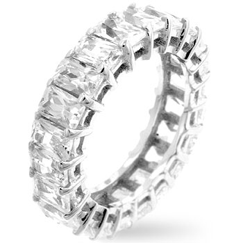 Cheap Emerald Cut Wedding Ring
